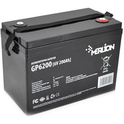 Акумулятор свинцево-кислотний (AGM) Merlion AGM GP6200 (6V 200Ah)