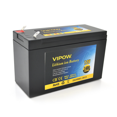 Акумулятор літій-іонний Vipow Li-ion 12 V 14Ah