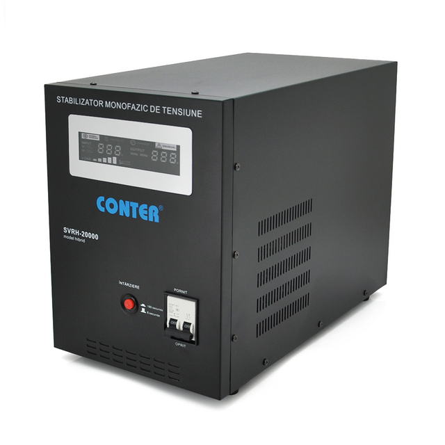 Стабілізатор напруги релейний Conter SVRH-20000VA/14000W (14 кВт, 1 фаза)