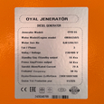 Дизельный генератор 48 кВт однофазный/трехфазный Oyal OYB-55 Baudouin 4M06G55-5