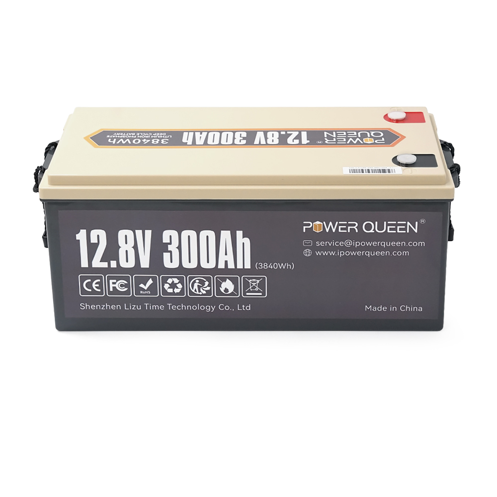 Аккумулятор Power Queen LiFePO4 12.8V 300Ah, 3840Wh, BMS 200A