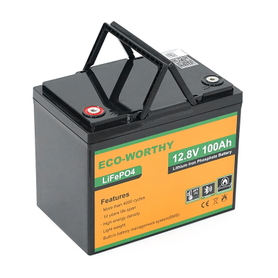 Аккумулятор литий-железо-фосфатный Eco-Worthy LiFePO4 12,8V 100Ah