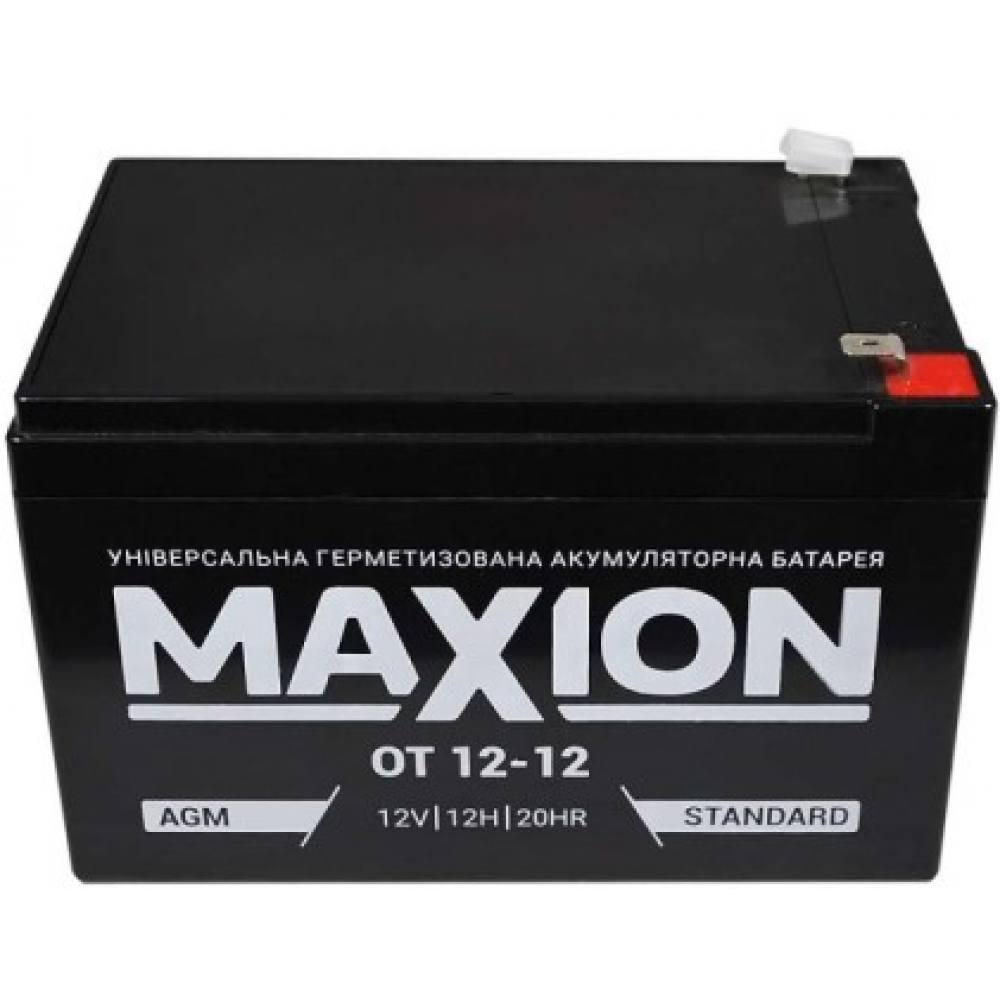 Аккумулятор Maxion AGM OT 12-12 12V 12Ah