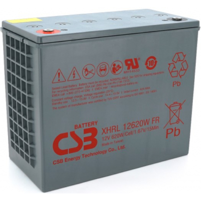Аккумулятор свинцово-кислотный (AGM) CSB XHRL12620W AGM (12V 139Ah)