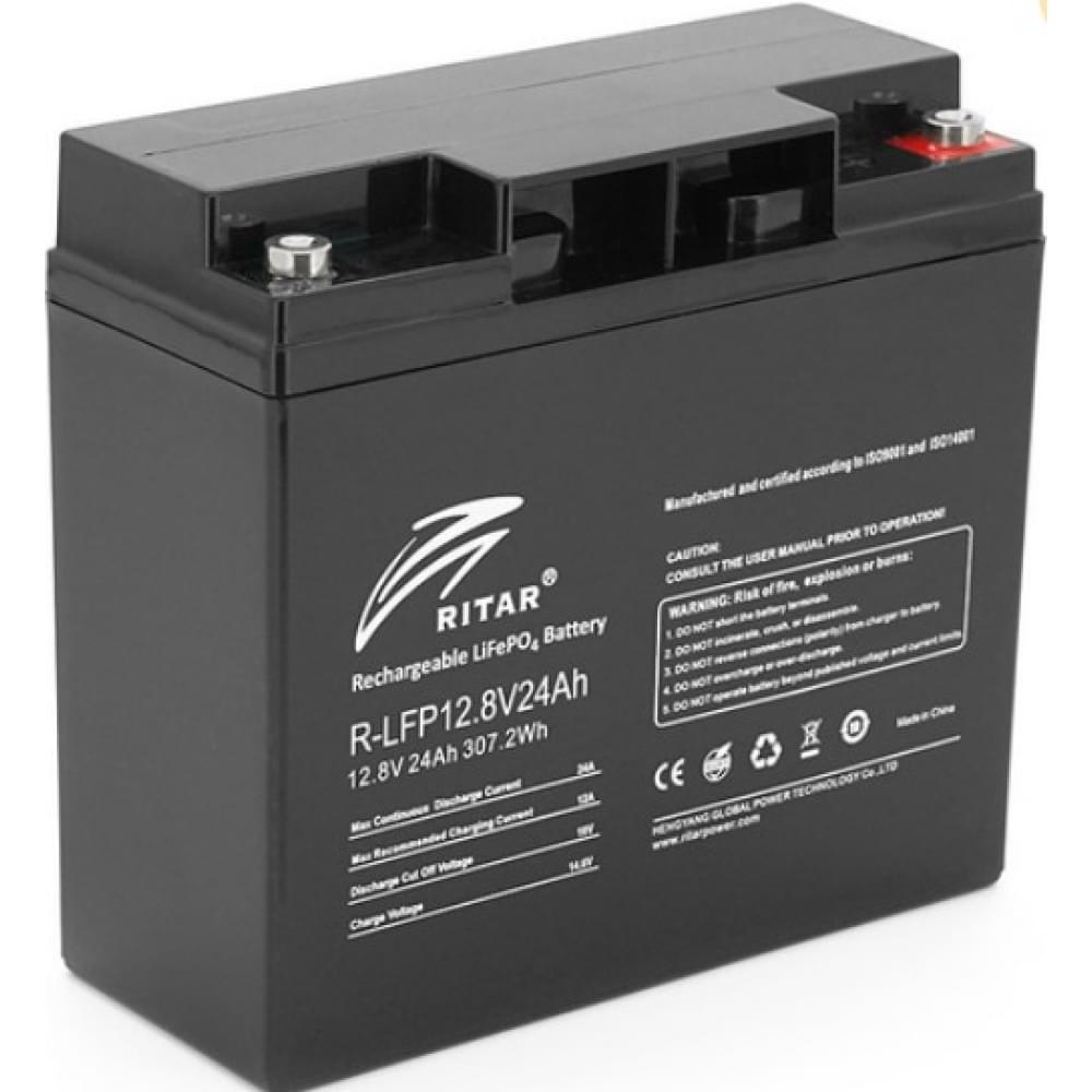 Акумулятор Ritar LiFePO4 12,8V 24Ah BMS2P4S