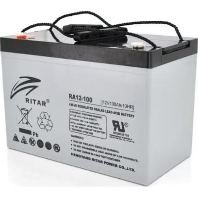 Акумулятор свинцево-кислотний (AGM) Ritar AGM RA12-100S Gray Case (12V 100Ah)