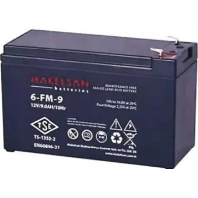 Аккумулятор Makelsan 6-FM-9 AGM 12V 9.0Ah