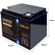 Акумулятор літій-залізо-фосфатний (LiFePo4) Gear LiFePO4 12,8V 60Ah (BMS-60A/60A) Q1