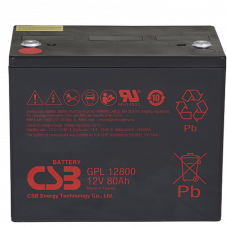 CSB GPL12800 AGM 12V 80Ah