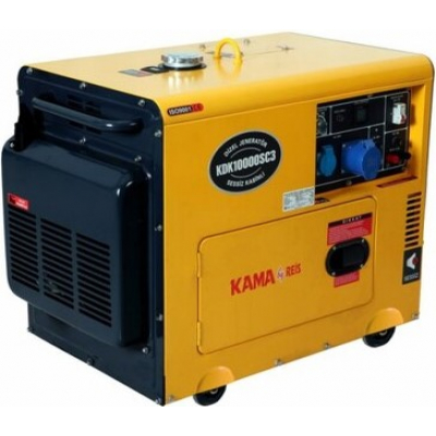 Дизельний генератор 7.5 кВт трифазний Kama KDK10000SC3
