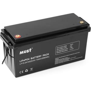 Must LiFePO4 LP15-24100 25.6V 100Ah, 2,56kWh, BMS50A