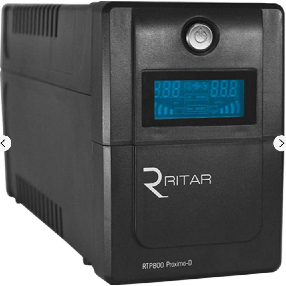 ИБП Ritar RTP800 (480W) Proxima-D, LCD