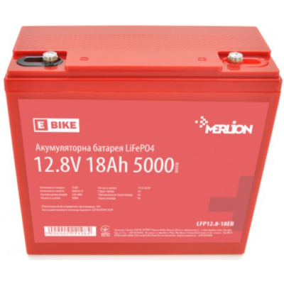 Аккумулятор литий-железо-фосфатный Merlion LiFePO4 12.8V 18AH (4S3P/BMS-20A)