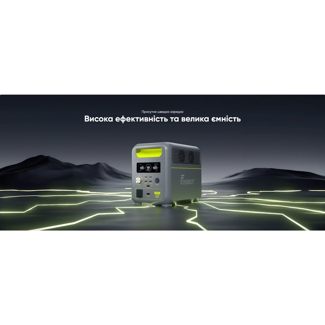 Зарядна станція Fossibot F1200, 1200W/1024Wh