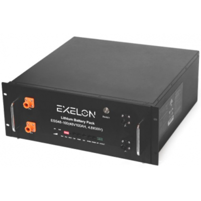 Аккумулятор свинцово-кислотный(AGM) Exelon LiFePO4 48V 100Ah 4800Wh, BMS 100A