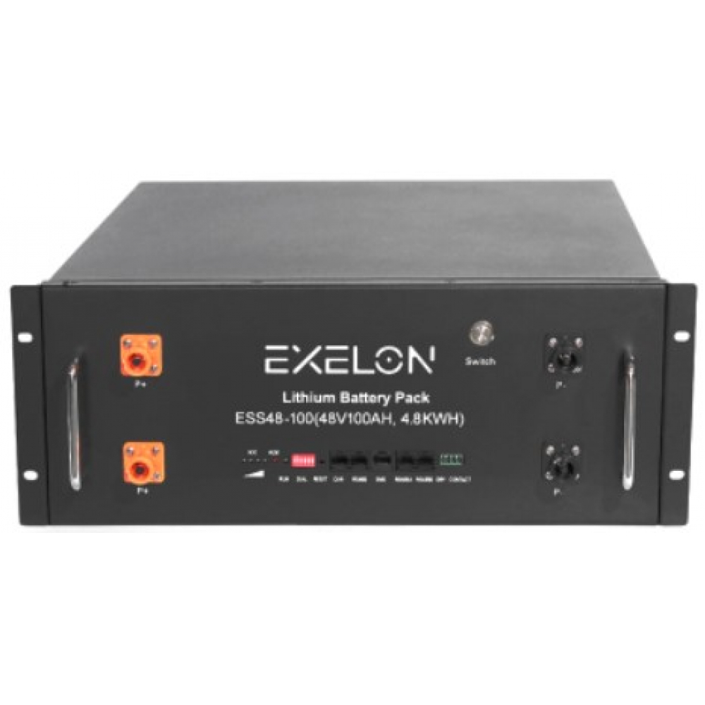 Аккумулятор Exelon LiFePO4 48V 100Ah 4800Wh, BMS 100A