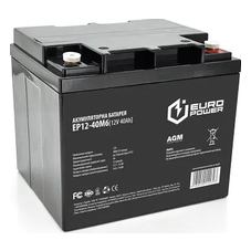 Europower AGM EP12-40M6 12 V 40Ah Black Q1/96