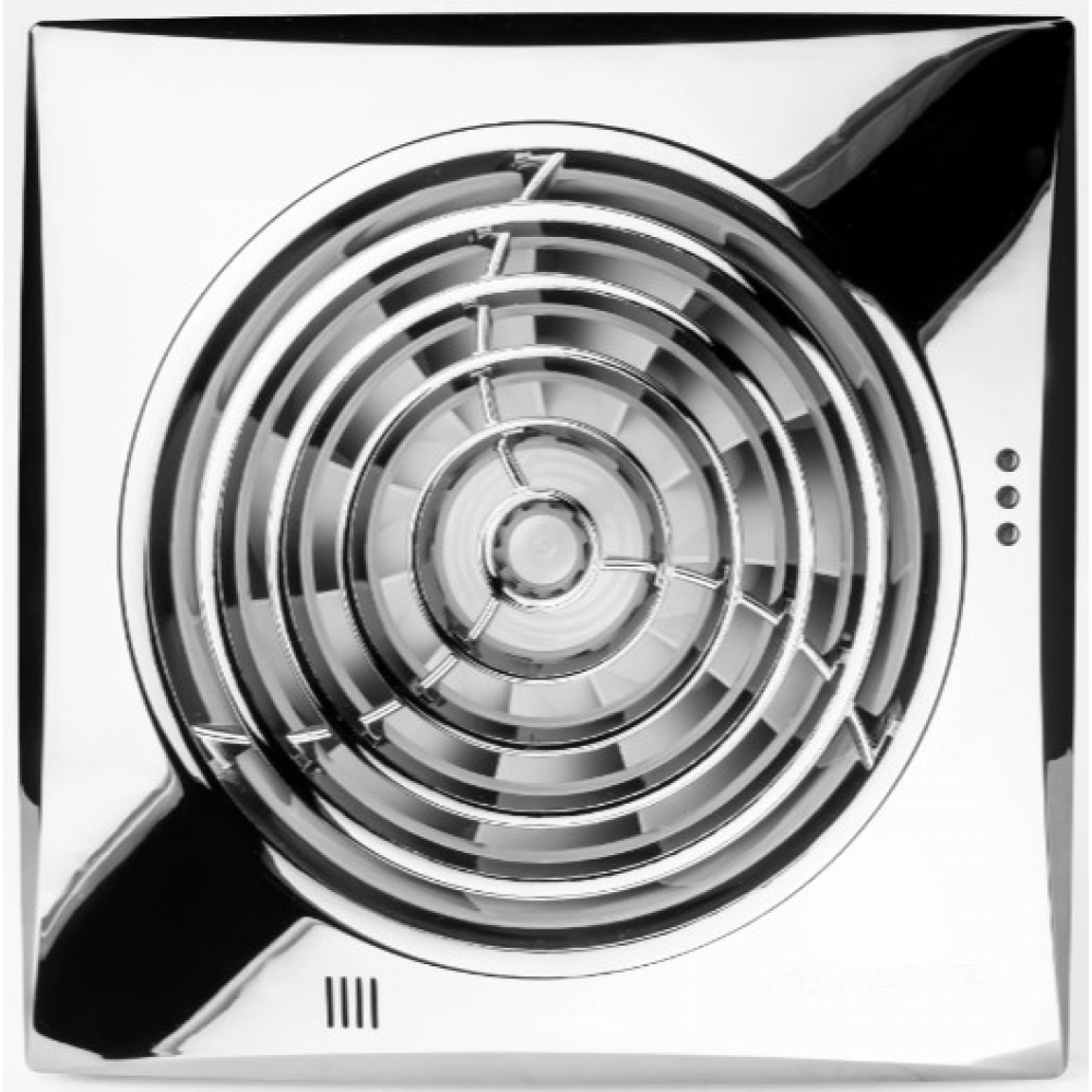 Вытяжной вентилятор настенный Vents 100 Квайт хром