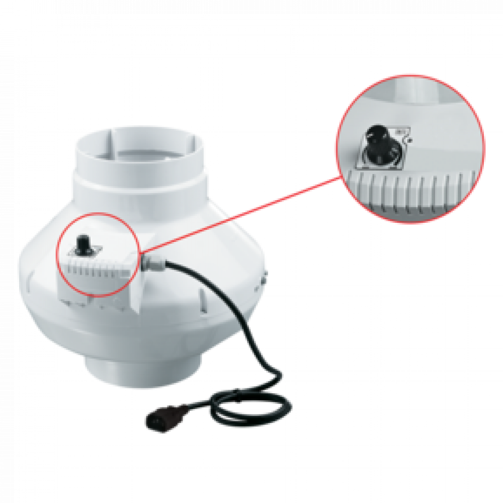 Промышленный вентилятор Vents ВК 100 ЕС (бурый короб)