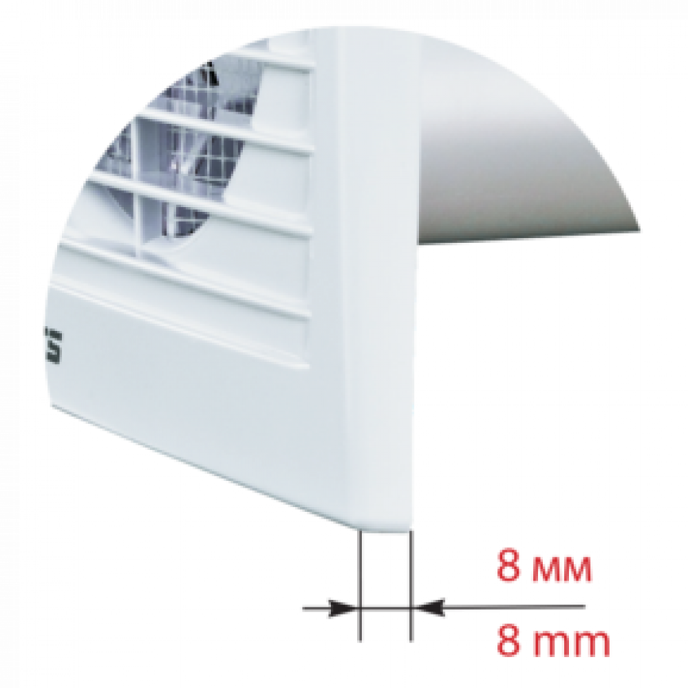 Витяжний вентилятор настінний Vents 100 С турбо