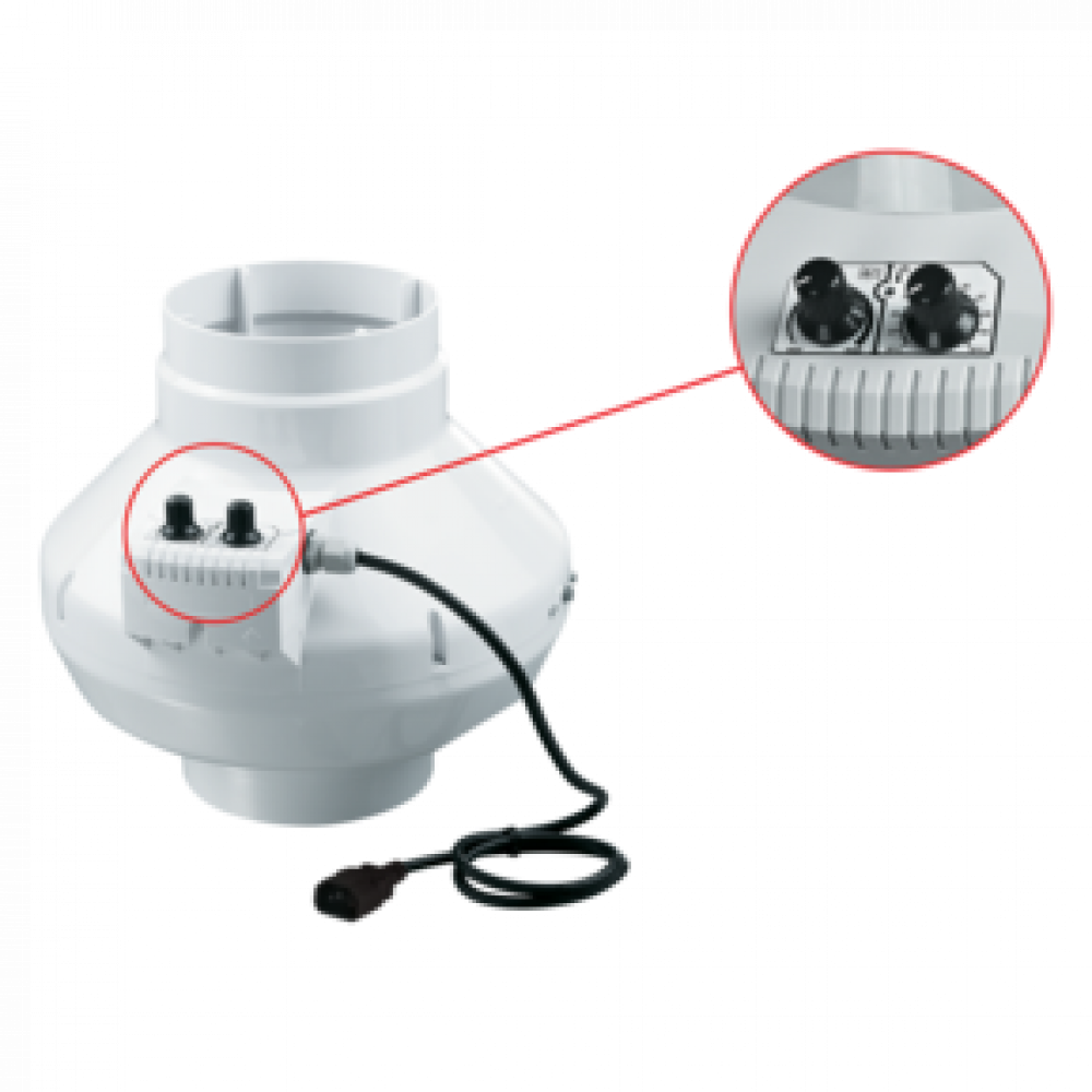 Промышленный вентилятор Vents ВК 200 ЕС (бурый короб)