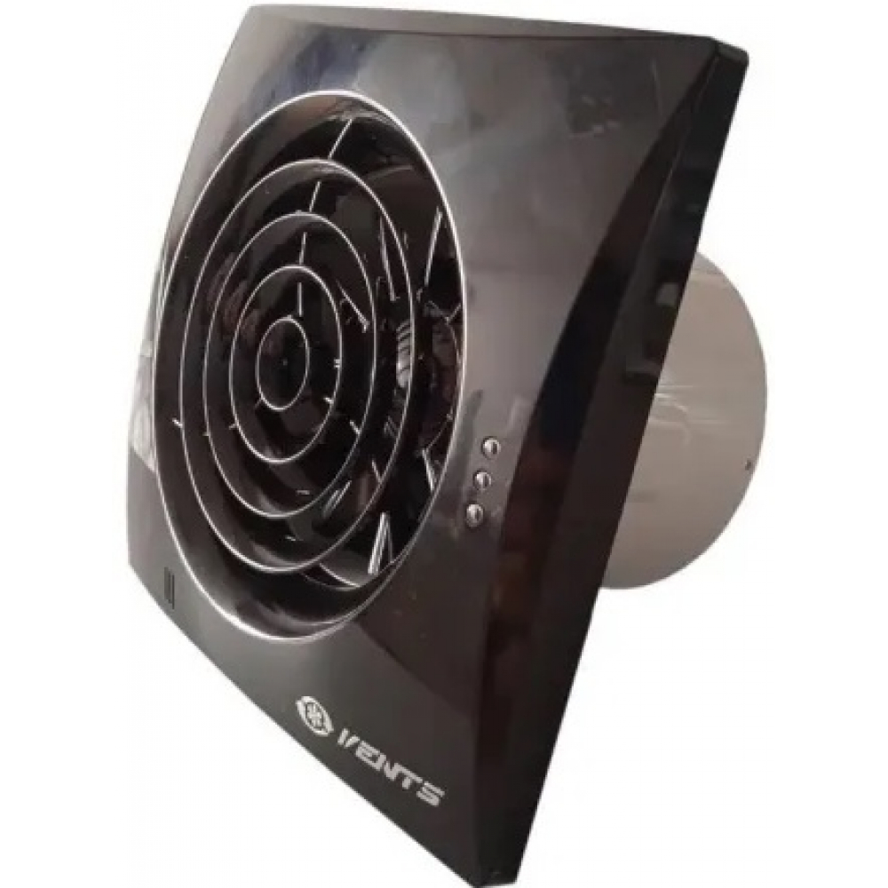 Вытяжной вентилятор настенный Vents 125 Квайт черный сапфир