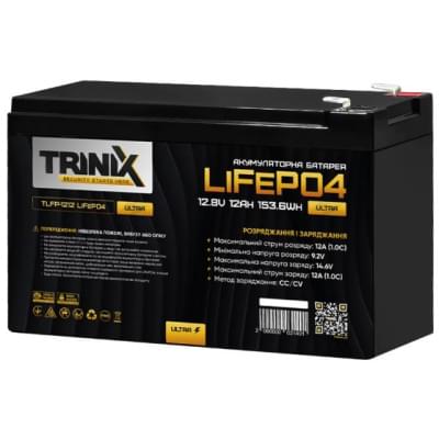 Акумулятор літій-залізо-фосфатний (LiFePo4) Trinix TLFP-1212 Ultra LiFePO4 12,8V 12Ah