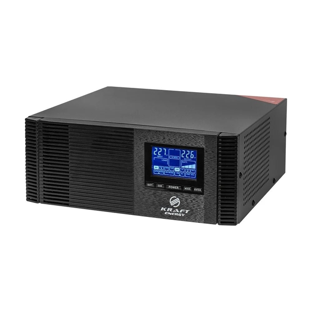 Комплект резервного питания Kraft KRF-AVR1200VA/1KW-12V (MPPT 30А) + АКБ Trinix TGL12V200Ah/20Hr GEL