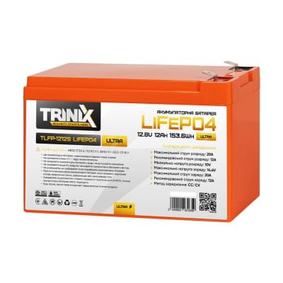 Аккумулятор литий-железо-фосфатный Trinix TLFP-1212S Ultra LiFePO4 12,8V 12Ah