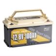 Акумулятор літій-залізо-фосфатний Power Queen LiFePO4 H190 P12V100-100-RV190-BT-4-AC150 з Bluetooth 12.8В 100А*год