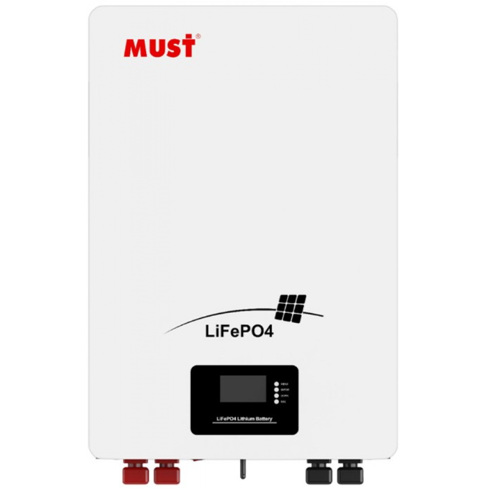 Акумулятор літій-залізо-фосфатний (LiFePo4) Must LP16-48200 LiFePO4 (51.2V/200Ah)