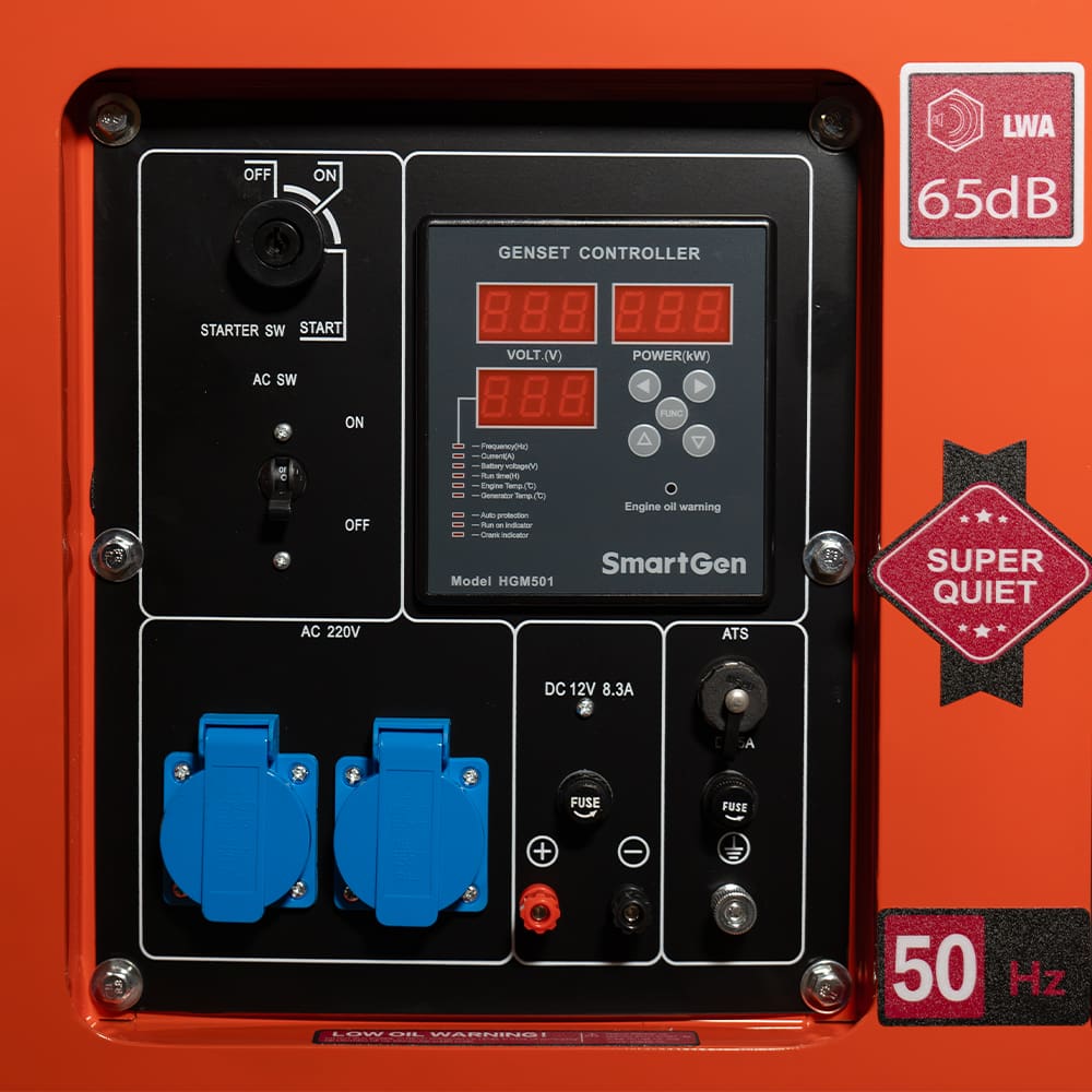 Дизельный генератор Bison BS8500QQ (4,2 кВт)