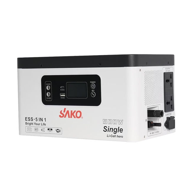Зарядна станція Sako Alpha-ESS-500W/1KWh.1004.8 Вт*год (0,5 кВт)