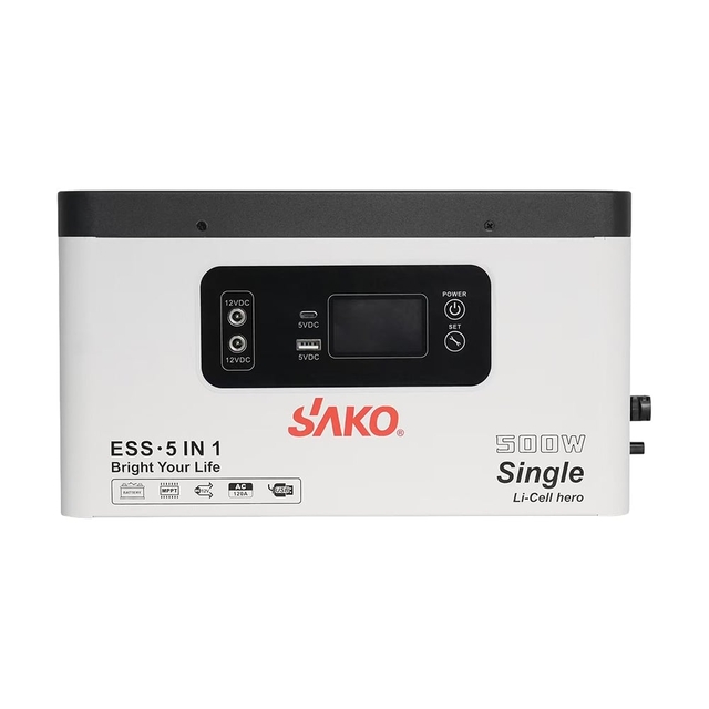 Зарядна станція Sako Alpha-ESS-500W/1KWh.1004.8 Вт*год (0,5 кВт)