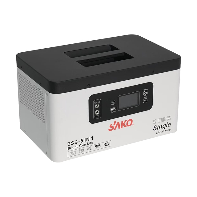 Зарядна станція Sako Alpha-ESS-500W/1KWh.1004.8 Вт*год (0,5 кВт)
