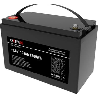 Акумулятор літій-залізо-фосфатний (LiFePo4) Cyclen 12.8V 100Ah