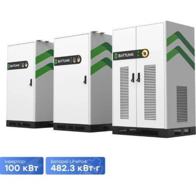 Комплект резервного живлення Battlink BATT-CI-100/482 100kW/482kWh