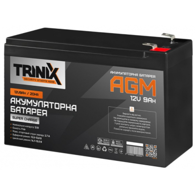 Акумулятор Trinix 12V 9Ah/20Hr Super Charge AGM