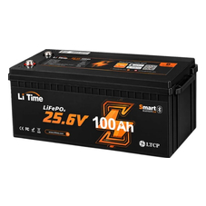 LiTime LiFePO4 25,6В 100А*ч Bluetooth 