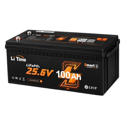 Аккумулятор литий-железо-фосфатный LiTime LiFePO4 25,6В 100А*ч Bluetooth