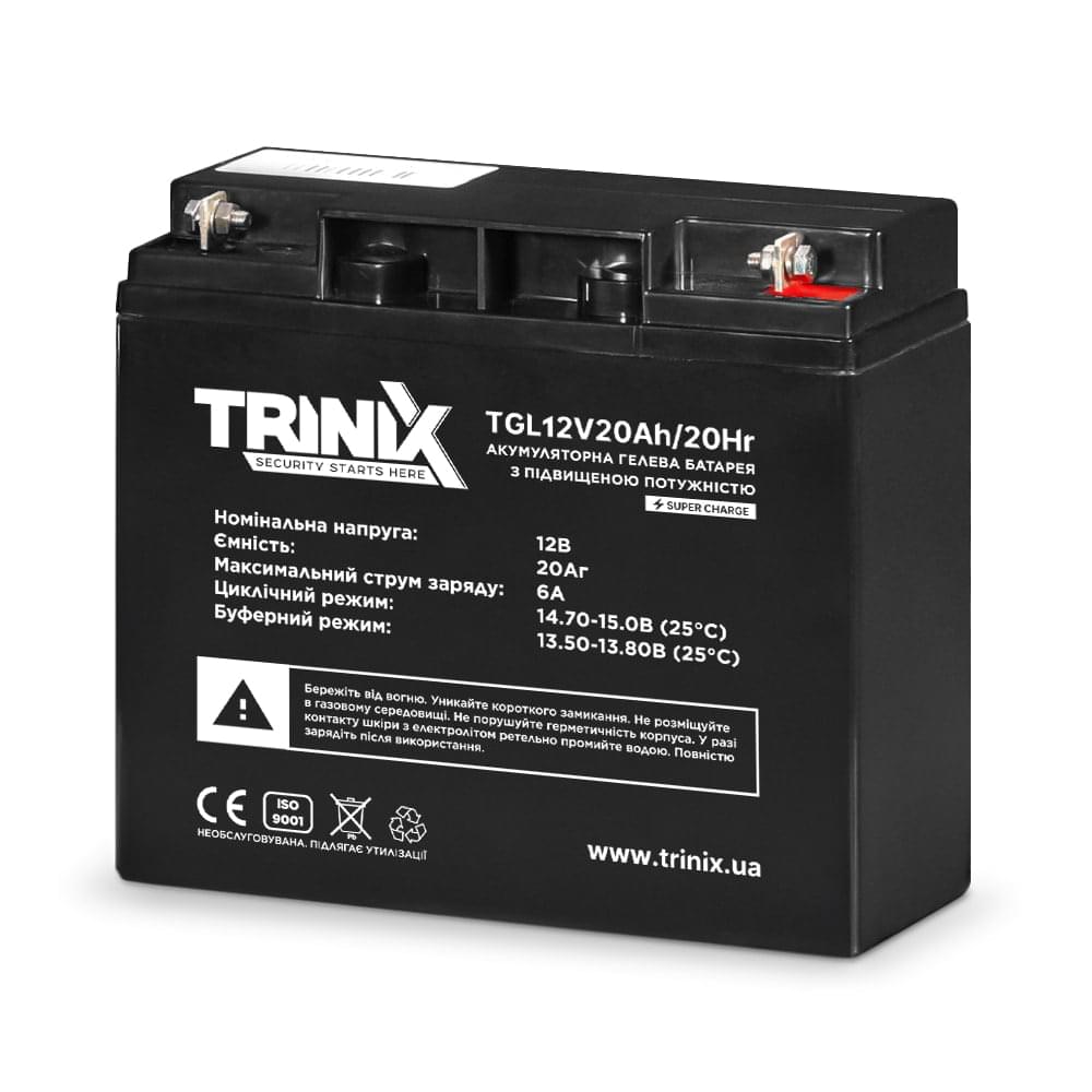 Аккумулятор Trinix TGL12V20Ah/20Hr GEL Super Charge