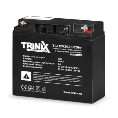 Акумулятор гелевий Trinix TGL12V20Ah/20Hr GEL Super Charge