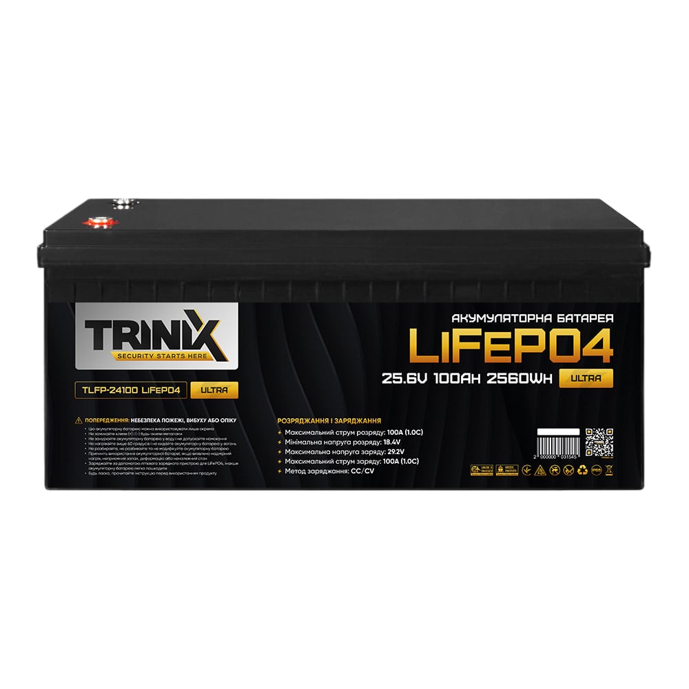 Аккумулятор Trinix TLFP-24100 Ultra LiFePO4 25.6V 100Ah