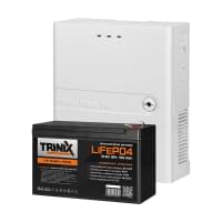 Trinix: ИБП PSU-1203LED(P) и АКБ 12V8Ah LiFePO4
