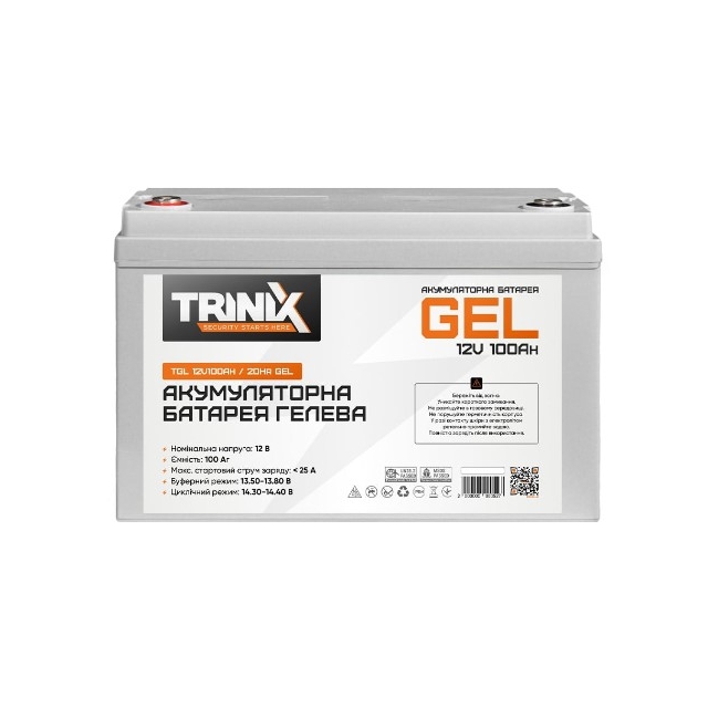 Комплект резервного питания Kraft инвертор KRF-SAVR1000VA/1kW-12V + АКБ Trinix TGL12V100Ah/20Hr GEL
