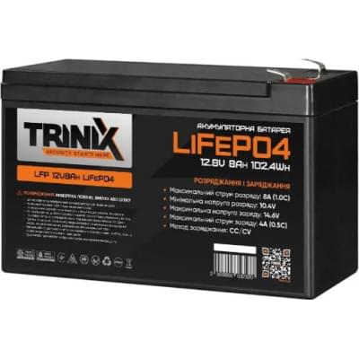 Акумулятор літій-залізо-фосфатний Trinix LFP 12V8Ah LiFePO4 (12V 8Ah)