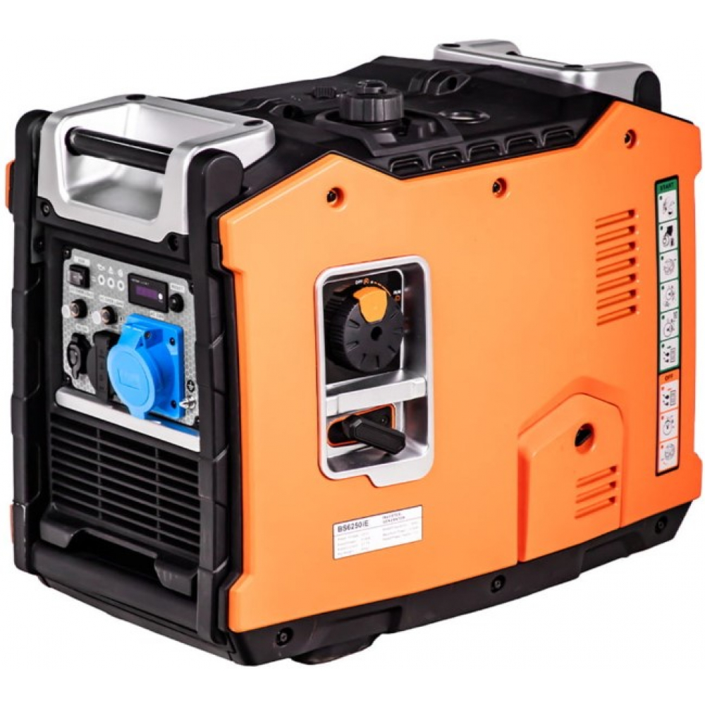Бензиновий генератор Bison BS6250iE (5 кВт)