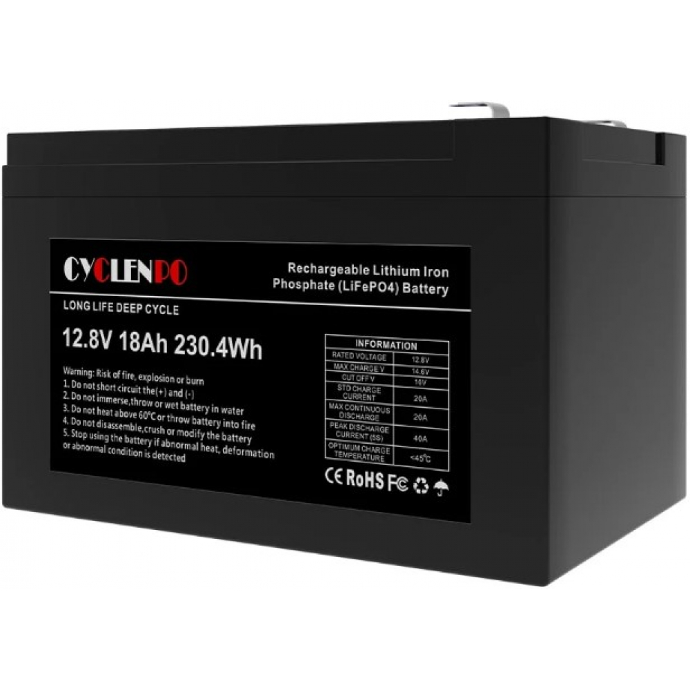 Аккумулятор Cyclen 12.8V 18AH LiFePo4
