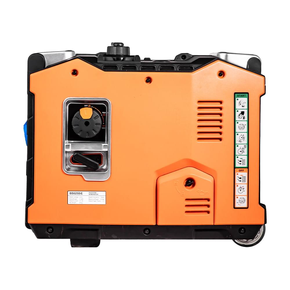 Бензиновий генератор Bison BS6250iE (5 кВт)