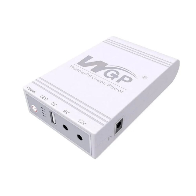 Комплект резервного живлення WGP Mini UPS103C 16000mAh та блок живлення SPF-1202B 12V/2A (24W)